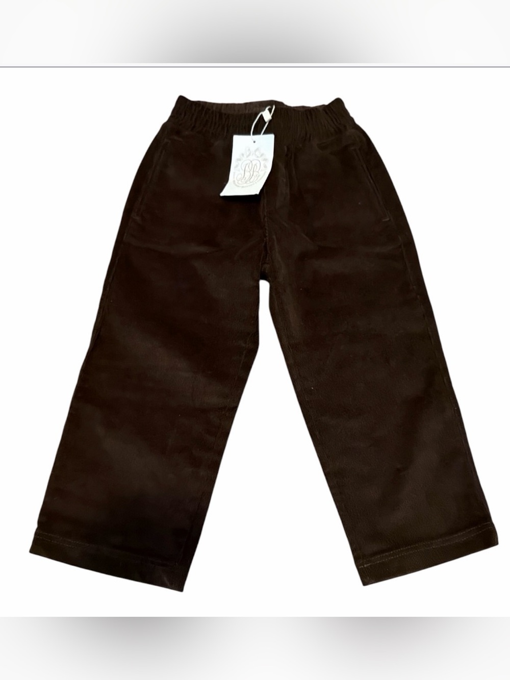 The Beaufort Bonnet Company 3T Toddler Brown Corduroy Pants NWT TBBC
